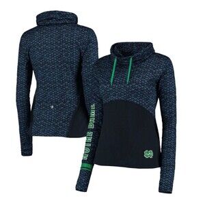 Notre Dame Fighting Irish NCAA Women’s Mock Cowl Neck‎ Pullover Hoodie XL